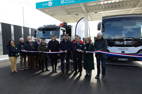 Inauguration Les Herbiers Station BioGNV