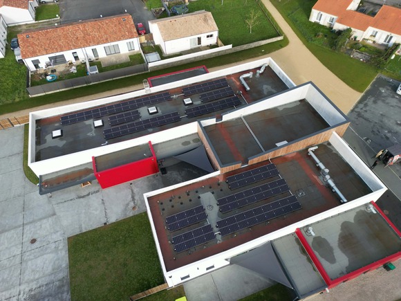 Photovoltaïque Montréverd drône